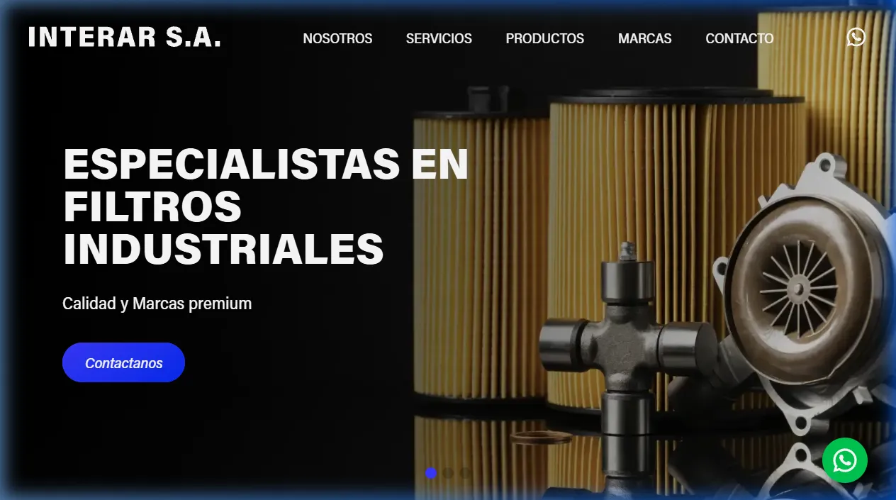 Captura del proyecto Interarsa