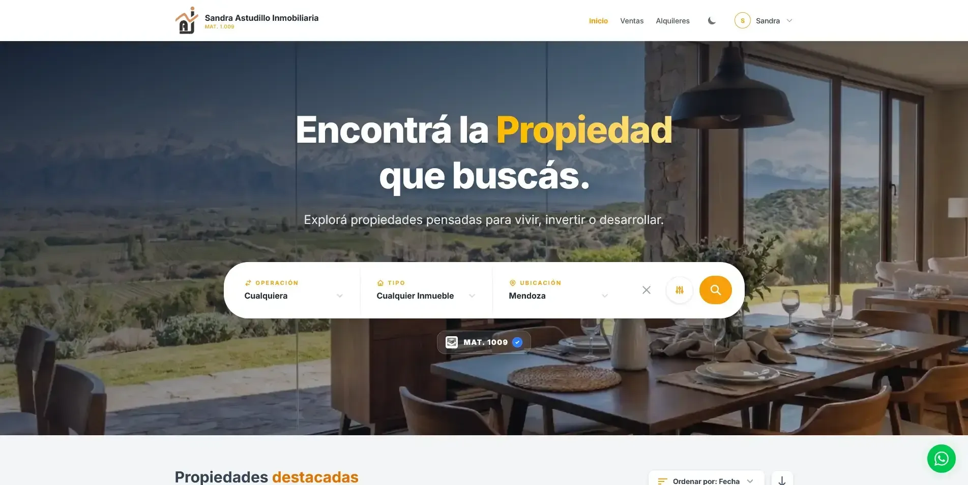 Foto del proyecto de Sandra Astudillo Inmobiliaria